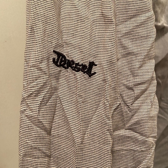 Diesel button down shirt patchwork small - Picture 6 of 6